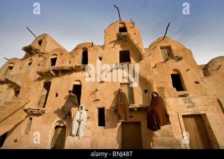 Tunesien Afrika Nordafrika arabischen Arabisch arabische Tataouine Stadt Stadt Ksar Ksur Berber Getreidespeicher Ouled Soltane Berber des Sultans Stockfoto