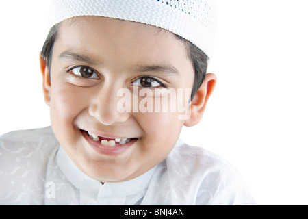 Portrait eines muslimischen jungen Stockfoto