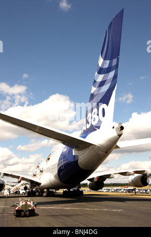 Der riesige Airbus A380 steht vor vorzeitiger Pensionierung, beschleunigt durch die globale Coronavirus-Lockdown und internationale Reiseverbote Stockfoto