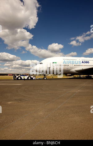 Der riesige Airbus A380 steht vor vorzeitiger Pensionierung, beschleunigt durch die globale Coronavirus-Lockdown und internationale Reiseverbote Stockfoto