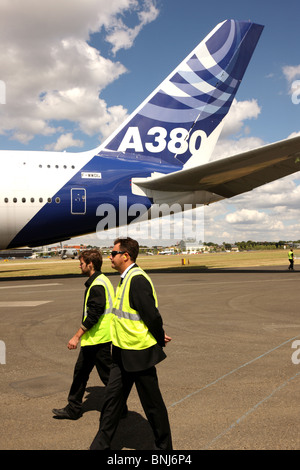 Der riesige Airbus A380 steht vor vorzeitiger Pensionierung, beschleunigt durch die globale Coronavirus-Lockdown und internationale Reiseverbote Stockfoto