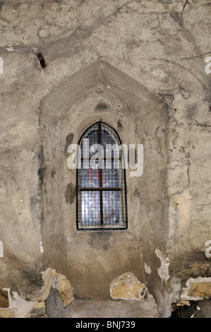 Die Fenster der Kirche St. Ruprecht, die älteste Kirche in Wien, Österreich, Europa Stockfoto