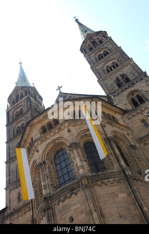 Dom, Domplatz, Bamberger Dom, Kathedrale, Kirche, Bamberg, Bayern, Bayern, Deutschland Stockfoto