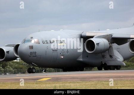 Boeing C17 Globemaster III Fairford Flugschau Stockfoto