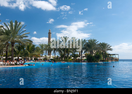 Hotel Costa Meloneras Maspalomas Gran Canaria Kanarische Inseln Kanaren Insel Insel Europa Europäisches Spanisch Tag draußen Stockfoto