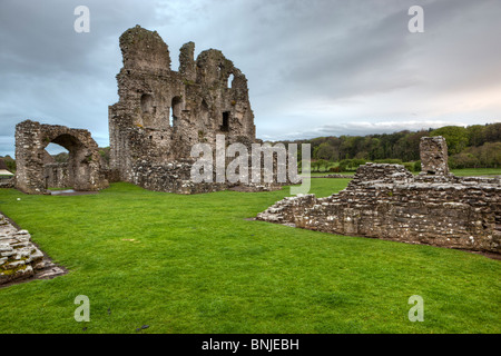 Ogmore Burg. Wales. Europa Stockfoto