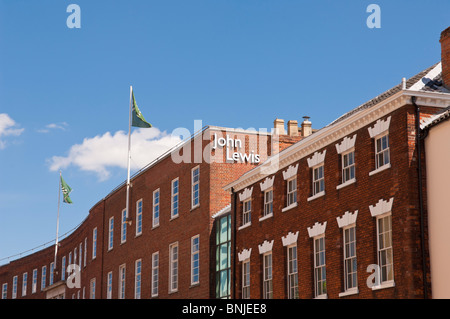 John Lewis Shop speichern in Norwich, Norfolk, England, Großbritannien, Uk Stockfoto