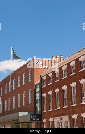 John Lewis Shop speichern in Norwich, Norfolk, England, Großbritannien, Uk Stockfoto