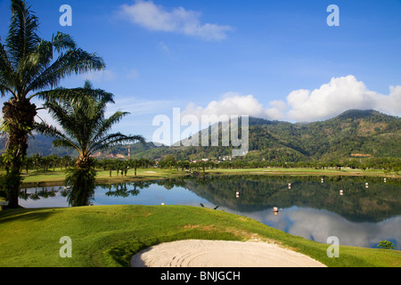 Thailand Phuket Loch Palm Golfplatz Asien Südthailand Loch Palm Golf Golfen Golfplatz Golfplätze Golf Club Golf Stockfoto