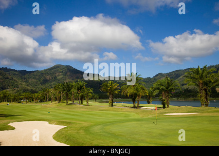 Thailand Phuket Loch Palm Golfplatz Asien Südthailand Loch Palm Golf Golfen Golfplatz Golfplätze Golf Club Golf Stockfoto