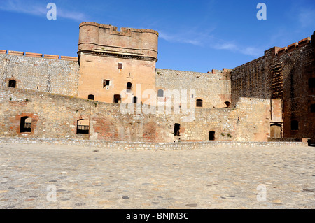Salses Festung in der Nähe von Perpignan, Pyrenäen-Oriental, Frankreich, Europa Stockfoto