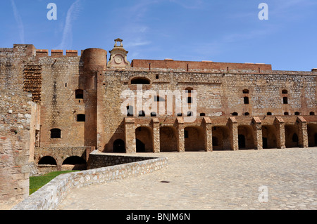 Salses Festung in der Nähe von Perpignan, Pyrenäen-Oriental, Frankreich, Europa Stockfoto