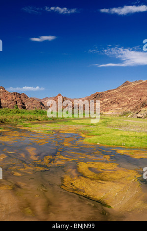 Hoarusib River Purros Skelett Küste Camp Wilderness Safaris Kaokoland Kunene Region Namibia Afrika Reisen Natur Fluss Stockfoto