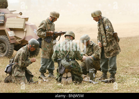 Krieg und Frieden-Show Stockfoto