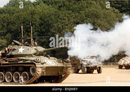 Krieg und Frieden-Show Stockfoto