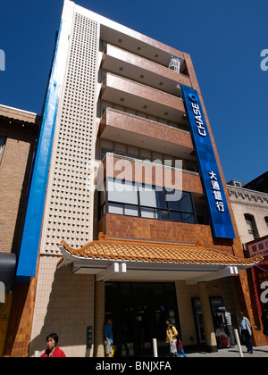 Chase Bank Chinatown San Francisco Stockfoto