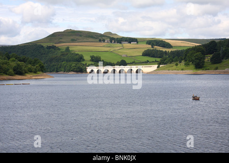 Ladybower Vorratsbehälter, Peak District National Park, Derbyshire, England, Vereinigtes Königreich Stockfoto