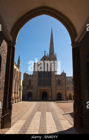 Norwich Kathedrale in Norwich, Norfolk, England, Großbritannien, Großbritannien Stockfoto