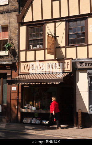 Tombland Buchhandlung Buchhandlung speichern in Norwich, Norfolk, England, Großbritannien, Uk Stockfoto