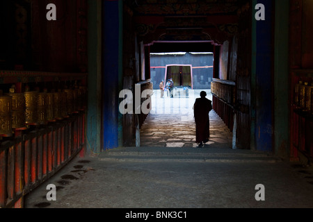 Sakya-Kloster in Sakya, Tibet Stockfoto