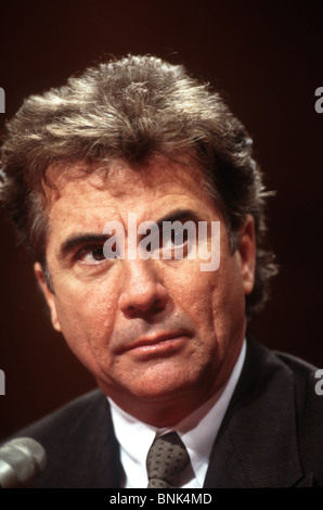 Schauspieler & Aktivist James Walsh bezeugt im Justizausschuss Senats 16. April 1996 in Washington, DC. Stockfoto