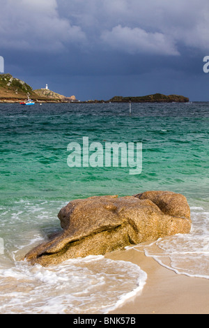 St Martins; mit Blick auf Round Island; Isles of Scilly Stockfoto