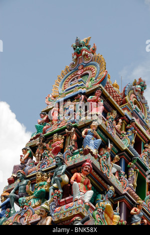 Sri Mariamman Hindu Tempel Little India Bezirk South Bridge Road Singapur Asien Stockfoto