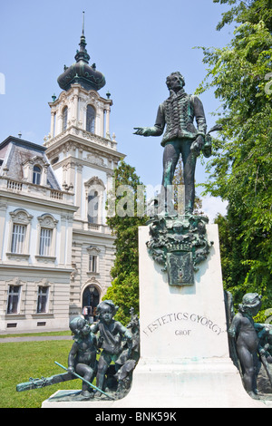 Schloss Festetics in Keszthely am Balaton Ungarn. Stockfoto