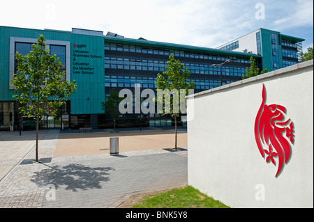 Hugh Aston Gebäude für & Wirtschaftsrecht an der De Montfort University in Leicester City. Stockfoto