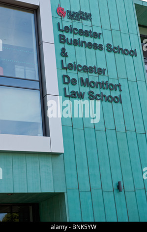 Hugh Aston Gebäude für & Wirtschaftsrecht an der De Montfort University in Leicester City. Stockfoto