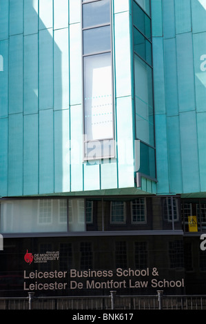 Hugh Aston Gebäude für & Wirtschaftsrecht an der De Montfort University in Leicester City. Stockfoto