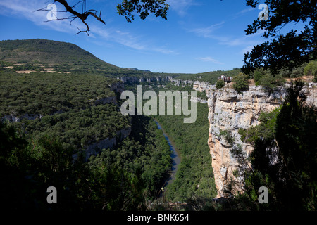 Cañones del Ebro, Pesquera de Ebro, Burgos, Castilla y Leon, Spanien Stockfoto