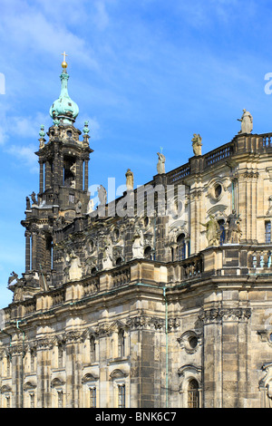 Katholische Hofkirche, Dom, erbaut 1739 1751 im Barockstil, Deutschland, Sachsen, Dresden Stockfoto