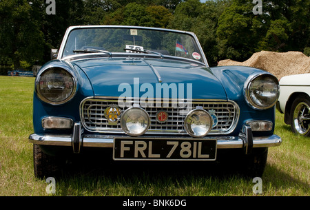 MG Sport Oldtimer bei einer Kundgebung in Cornwall, Großbritannien Stockfoto