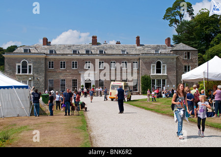 Tag der offenen Tür im Boconnoc Haus in der Nähe von Liskeard in Cornwall, Großbritannien Stockfoto