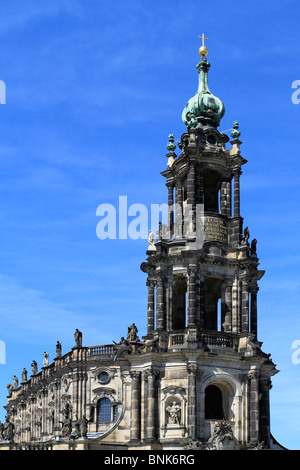 Katholische Hofkirche, Dom, erbaut 1739 1751 im Barockstil, Deutschland, Sachsen, Dresden Stockfoto