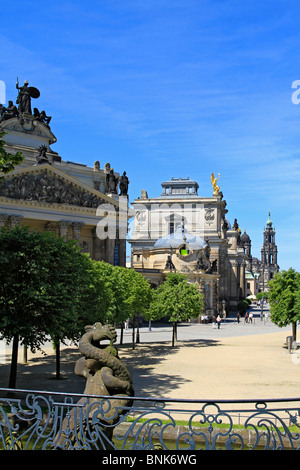 Akademie der Künste in Dresden, Sachsen, Deutschland Stockfoto