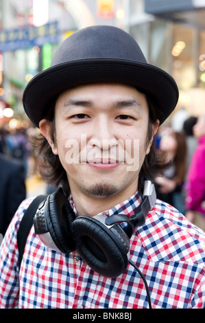 Trendige jungen Menschen, Shibuya, Tokyo, Japan Stockfoto