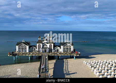 Pier, Sellin, Rügen, Ostsee, Mecklenburg Western Pomerania, Deutschland, Europa Stockfoto