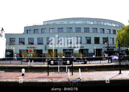 Camden Lock Hampstead Road sperrt Stockfoto