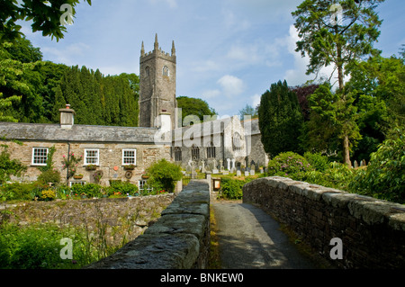 Normannische Kirche am Alturnun Cornwall England Stockfoto