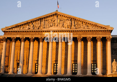 Die französische Nationalversammlung in Paris, Frankreich Stockfoto