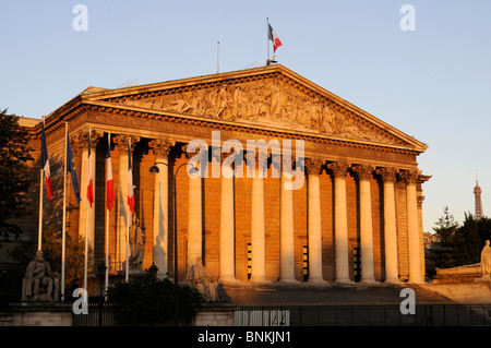 Die französische Nationalversammlung in Paris, Frankreich Stockfoto