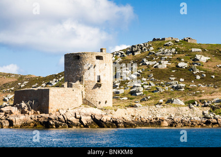 Tresco; Cromwells Burg; Isles of Scilly Stockfoto