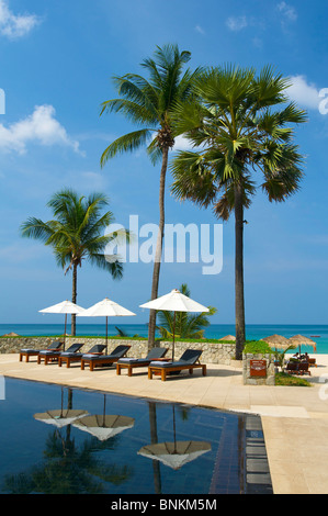 Asia asiatische Insel Insel Inseln Inseln Phuket Süd-Ost Asien Thailand Chedi Hotel Pansea Beach Hotel Pool Hotel-Schwimmbad Stockfoto