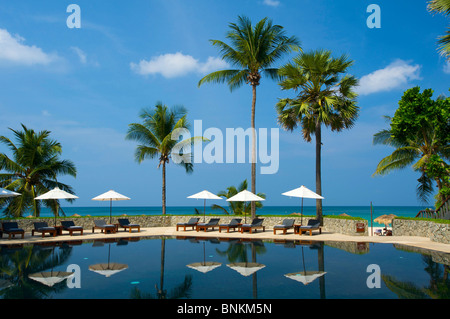 Asia asiatische Insel Insel Inseln Inseln Phuket Süd-Ost Asien Thailand Chedi Hotel Pansea Beach Hotel Pool Hotel-Schwimmbad Stockfoto