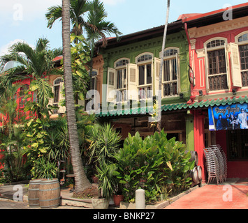 Singapur, Emerald Hill Road, Peranakan Architektur, Stockfoto