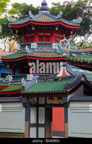 Singapur, chinesische Thian Hock Keng Tempel, Stockfoto