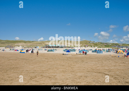Der Strand und der Hafen St Ives Cornwall England Stockfoto
