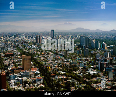 Luftaufnahme über Colonia Polanco Nachbarschaft-Mexiko-Stadt Stockfoto